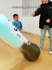 Inflatable Toys Professional Freestanding Punching Bag kanak-kanak 3D Kid Boxing Sandbag Fitness拳击沙袋