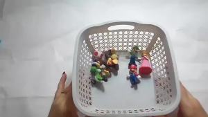 Bandai | 6pcs/set Super Mario Bros PVC Action Figure Toys Dolls Model Set Luigi Yoshi Donkey Kong Mushroom For Birthday Gifts