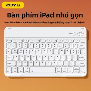 zoyu | Bàn Phím Bluetooth Không Dây Chia Đôi Có Tính Năng Từ Tính