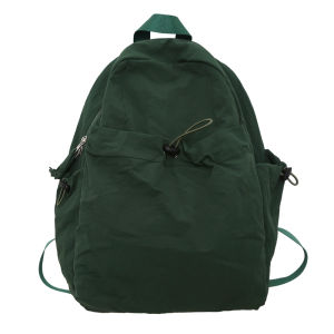 Waterproof Nylon Foldable Travel Backpack Lightweight Womens College Student Bookbag Durable Travel Bag Fresh Style Zipper Closure