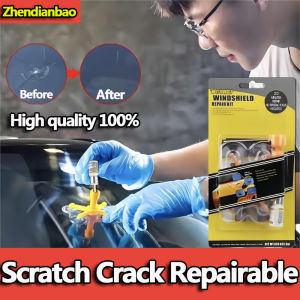 【No trace】Repair Resin Glass Windshield Crack windscreen repair kit gam cermin kereta retak windshield repair kit glass repair liquid gam cermin depan kereta crack glass repair windscreen repair resin