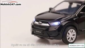 โมเดลรถเหล็ก HONDA CR-V สเกล 1/32 เปิด-ปิดประตูได้ มีไฟหน้า-ไฟท้าย ล้อยาง โมเดลรถ CRV P6. # 6170