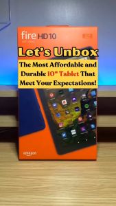 Original Amazon Fire HD 10 Tablet with Alexa Hands Free 1080p Full HD Display up to 10 hours of battery life Split Wide Screen 32GB 5 Mega Pixel Portable Tablet VMI Direct
