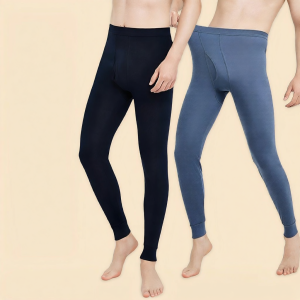 JIFANPAUL | Double-Faced Fleece Thin Thermal Pants Cotton