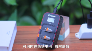 Dock sạc đôi LCD Kingma NP-BX1 cho Sony ZV-1/ZV-1 II/ RX100 seri/ WX300/ HX400...