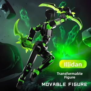 JIFANPAUL | Multi-Jointed Magnetic Light-Up Toy Figure