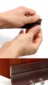 Sound Proof Self-Adhesive Door Bottom Seal Strip Thickened Windproof Dustproof Gap Filling Tape Rubber Door Crack Weatherstrip