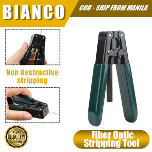 Indoor Leather Fiber Stripper Plastic Core PVC Non-Slip Handle Fiber Optic Tools For 1-2 Core 2 * 3 CM Optical Fiber Cable