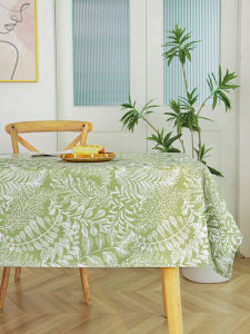 Tablecloth Waterproof Oil-Proof Disposable Small Fresh Pastoral Green Ins Style Coffee Table Rectangular Table Cloth Table Mat Tablecloth