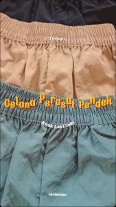 Setelan Kaos Distro Anak Laki Laki Celana Perasut Pendek Umur 3-14 Tahun Terlaris