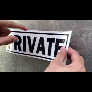Car Sticker/ Godbless Our Trip/ Not For Hire/ Family Use/ Service/ Private