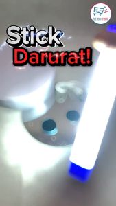 LAMPU EMERGENCY SUPER TERANG tahan lama 24 jam ukuran jumbo murah charger