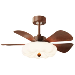 DGY | Vintage Style Quiet Eye-protective Ceiling Fan Light