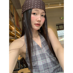 Mixd | Plaid Halter Sleeveless Top for Women