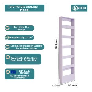 MOHUI | Pink Slim Wall Mounted Display Storage Shelf