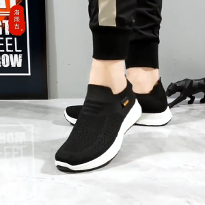 New 2023 Summer Shoes For Men Loafers Breathable Mens Slip On Sneakers Fashion Comfortable Casual Shoe black