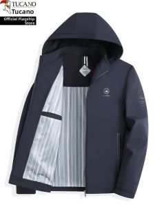 TUCANO | Removable Hood Autumn Jacket for Middle-aged and Elder Men