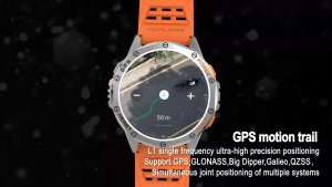 Lige GPS Và La Bàn Đồng hồ thông minh Nam Giới màn hình cảm ứng trọn bộ thể thao ngoài trời Vòng Đeo Tay Thể Dục máy theo dõi nhịp tim IP68 Không Thấm Nước Đồng hồ thông minh IOS Android