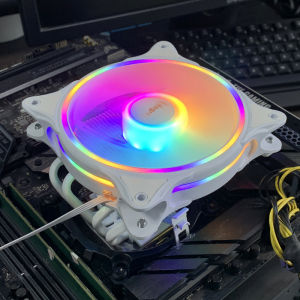 4 ท่อความร้อน CPU Air-cooled Cooler โปรเซสเซอร์ PC RGB Cooler สําหรับ Intel LGA 1366 1150 1151 1155 1200 1700 2011X79 AMD AM3 AM4 AM5