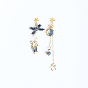 Alice in Wonderland Dreamy Rabbit Earring Women No Piercing Fairy Atmosphere Ear Decorations Sweet Style Fresh out Fashion Jewelry