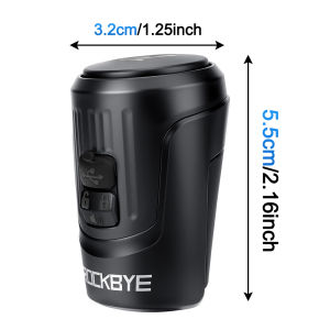 Rockbye 125dB Loud Bicycle Motorcycle Electric Bell Horn IPX5 Waterproof Micro-USB Rechargeable Mountain Bike Anti-theft Alarm