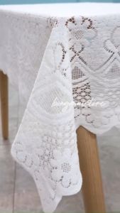 Khăn trải bàn ren họa tiết phong cách vintage [T045]