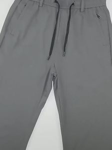 Fashionable Sports Mens Breathable Elastic Jogging Pants Ice Silk Casual Pants Trend Korean baggy trousers Pocket Zippered jogger Pants slacks For Man
