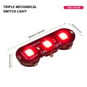 3-Watt High Brightness Wireless Light Switch Led Lamp Toys for Diy Model Making/Gun-dam/Dollhouse Decor/Diorama with Battery 1pc