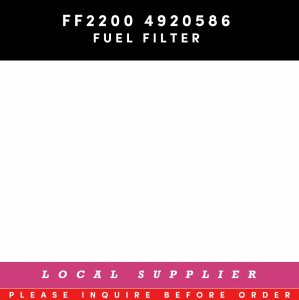 FF2200 FUEL FILTER 4920586 FF5687 [LOCAL STOCK. READY TO SHIP WITHIN 24HRS] FOR CUMMINS ENGINE PART