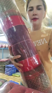 หมอนข้างขิดแบบกลมใหญ่ขนาดความยาว110ซม.x19ซม. นุ่นแท้ไม่ผสม