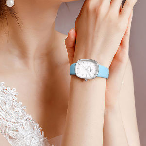 WWOOR Original ladies watch Leather strap simple fashion 30m waterproof ladies wristwatch for women