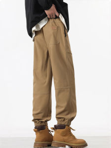 ERATAT Soft Shell Outdoor Sports Pants Men Women Casual Trousers Couple Style Windproof Waterproof Functional Workwear