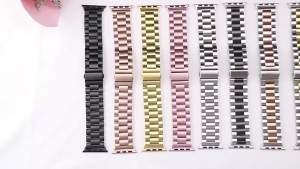 Titanium Color Stainless Steel Strap For Apple Watch Band Ultra 2 49mm 46MM 45mm 41mm 40mm 44mm Bracelet iWatch Series 10 9 8 7