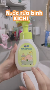 Nước rửa bình sữa Kichi chai và túi nhỏ tiện dụng mang đi sanh du lịch cho bé