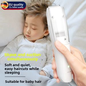 MONLEYTA | Ultra Quiet Automatic Hair Trimmer For Babies German Home Use Child Cutting Device Toddler Haircut Machine Baby Hair Remover