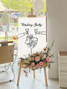 ZLVOEY | Modern Minimalist Wedding Directional Sign