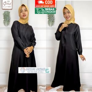 Gamis Basic Polos Baloterry Wanita / Gamis Polos Dress Wanita / Dress Polos Wanita