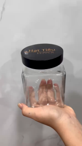Combo 6 Hũ Thủy Tinh Vuông - Tròn - Lục Giác Đựng Gia Vị - Gửi Mẫu Thiết Kế Khắc Theo Yêu Cầu