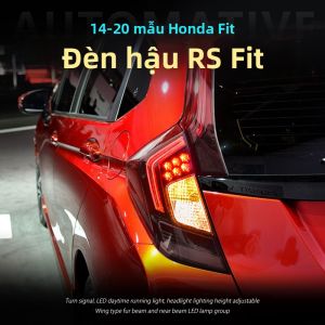 YOUMA | Đèn hậu LED kiểu RS màu khói phù hợp 14-20