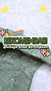 Baju Kebaya Modern Anak Tk & SD: Atasan & Rok