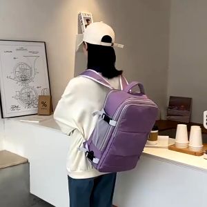 Korean Version Women's Backpack: A Large Capacity Travel Companion