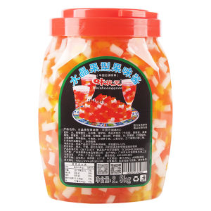 Thumb Flavor Champion Three-Color Crystal Fruit 2.5kg Color Coconut Jelly Cube Specially Or Milk Tea Shaved Ice Ice Porridge Raw Materials