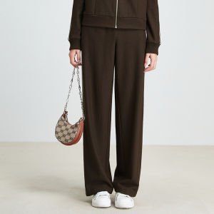 Koradior | High Waist Slimming Wool Knit Wide Leg Pants