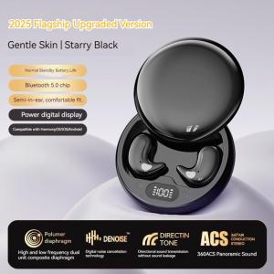 Open Ear Sleep Earbuds Wireless Earphones Surround Sound Bluetooth Headphones Waterproof Sports Earbuds Gamer Headsets in HD Mic