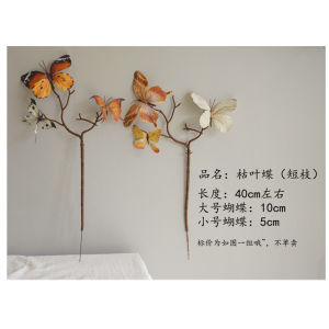 Đồ Trang Trí Hoa Bướm Sáng Tạo Đồ Trang Trí Hoa Giả Đồ Trang Trí Lá Rụng Bướm Khô Đồ Trang Trí Cửa Hàng Quần Áo Nhà Máy Chụp Ảnh Đám Cưới