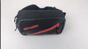 กระเป๋า กระเป๋าคาดเอว กระเป๋าคาดอก AP. ดำ ซิปหน้าแดง