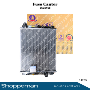 14205 FUSO CANTER 3.5 RADIATOR ASSEMBLY M/T 550x468x36mm PA36 2ROWS
