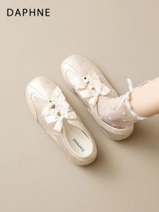 Daphne | Bow Ballet Vintage Casual Sneakers