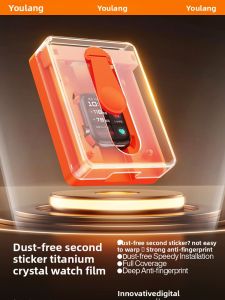 YOULANG | Full Screen Coverage High-Definition Tempered Glass Water-Resistant Ceramic Curved Edge Watch Protector