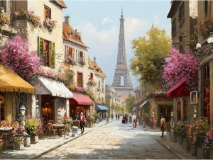Paris Puzzles for Adults: Eiffel Tower - Challenging Brain for Party Games Family Activities Travel-Themed Gift Frameless